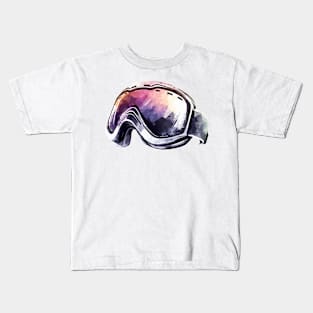 Skiing Goggles Kids T-Shirt